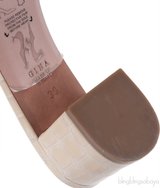 Pink Crystal Croc Embossed Sandals