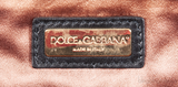 Dolce & Gabbana Miss Lady Black Satin Clutch