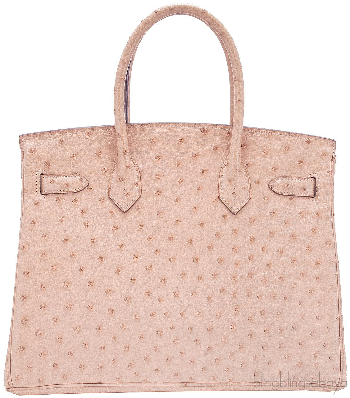 Birkin 30 Ostrich Natural Gold PHW
