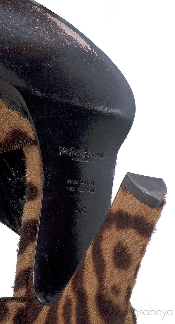 Crisscross Leopard Sandals