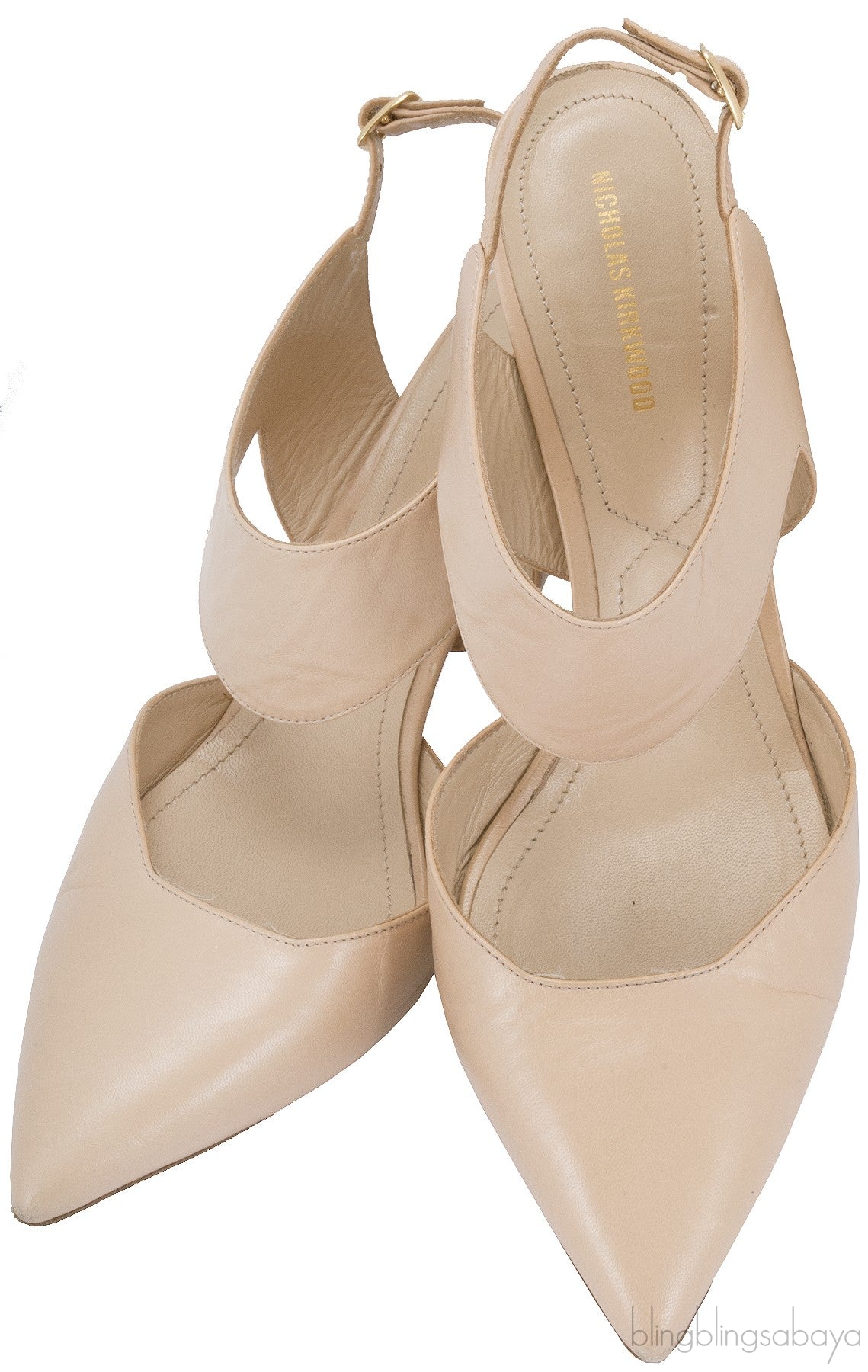 Nude Leda Leather Pump