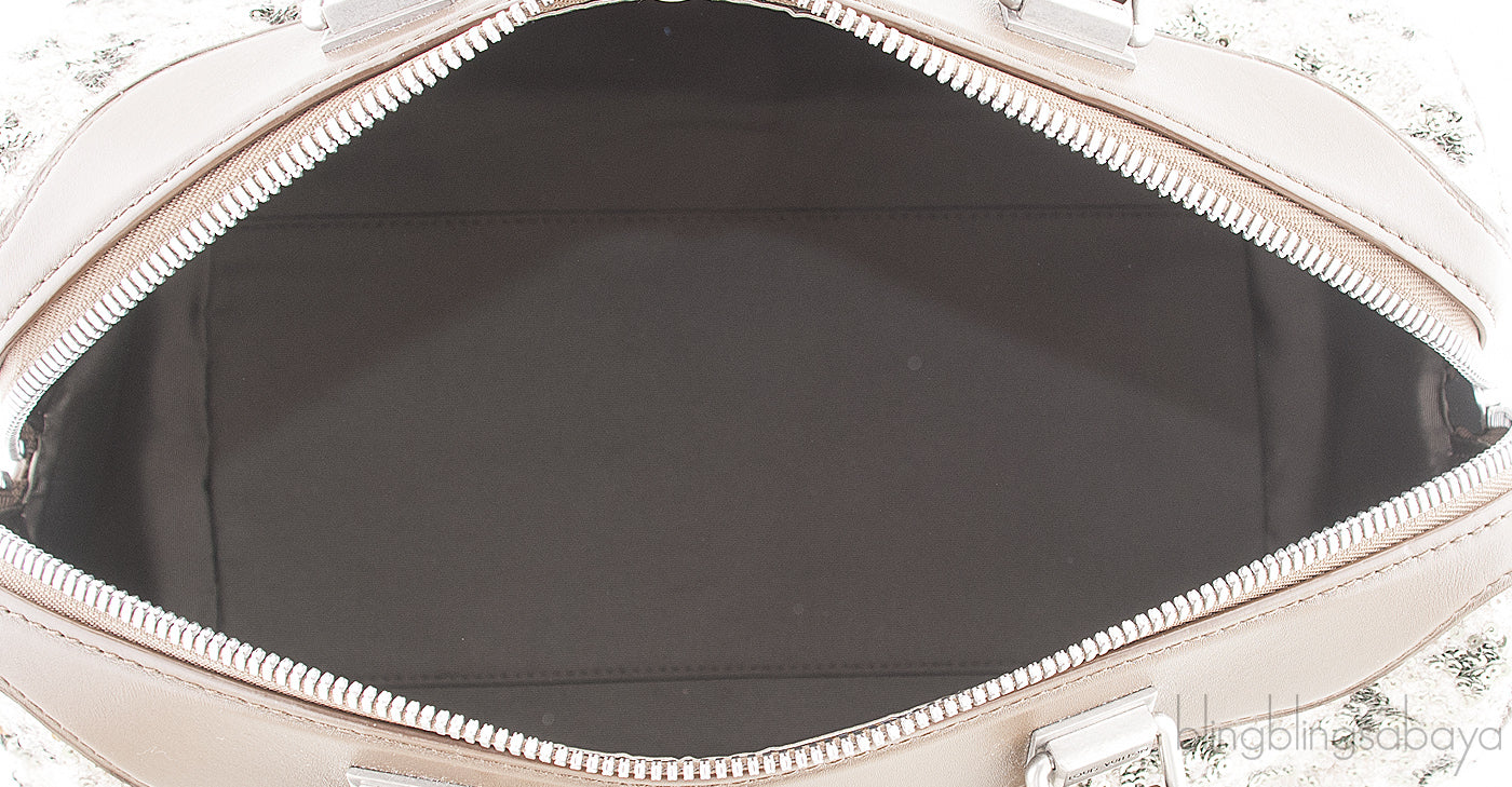 Sequin Monogram Speedy Bag