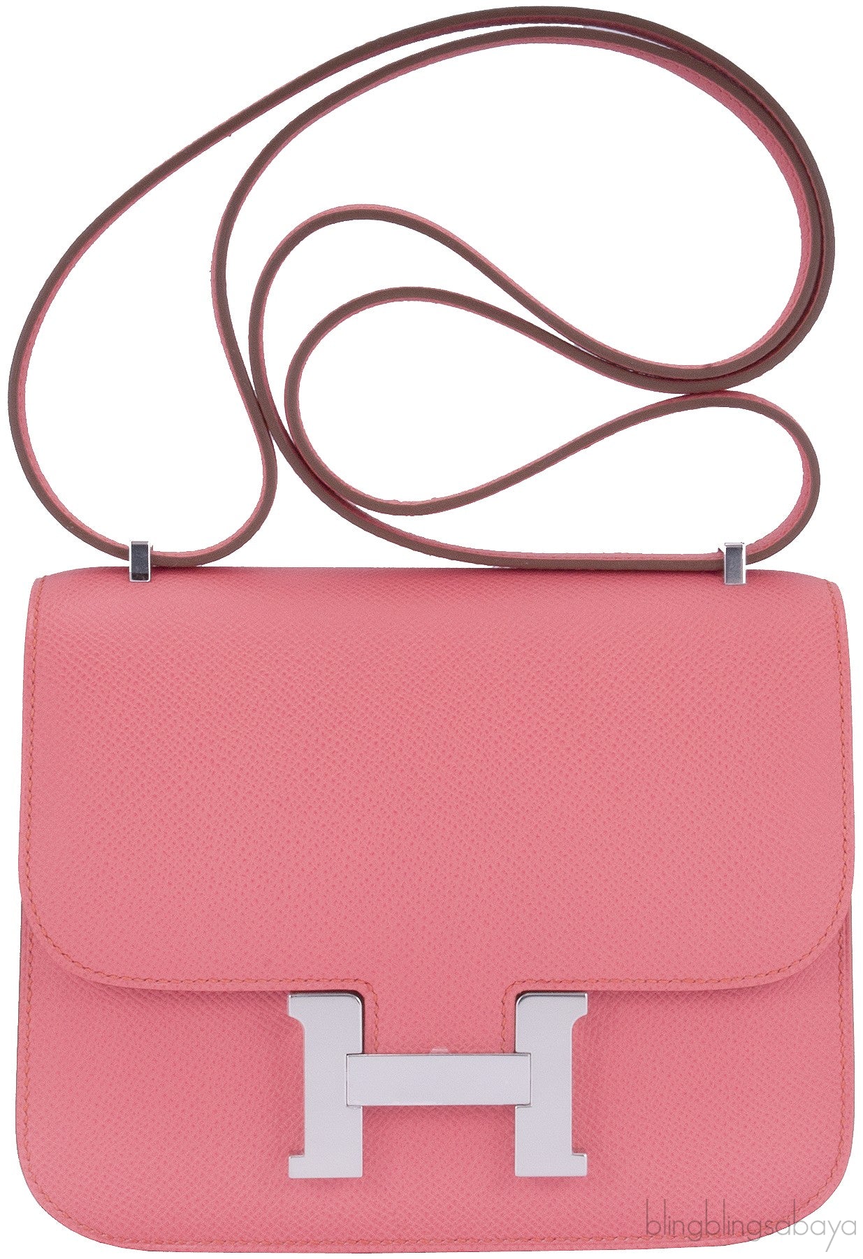 Constance Mini Flamingo Epsom PHW