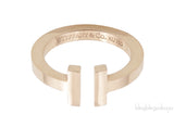 T Square Rose Gold Ring