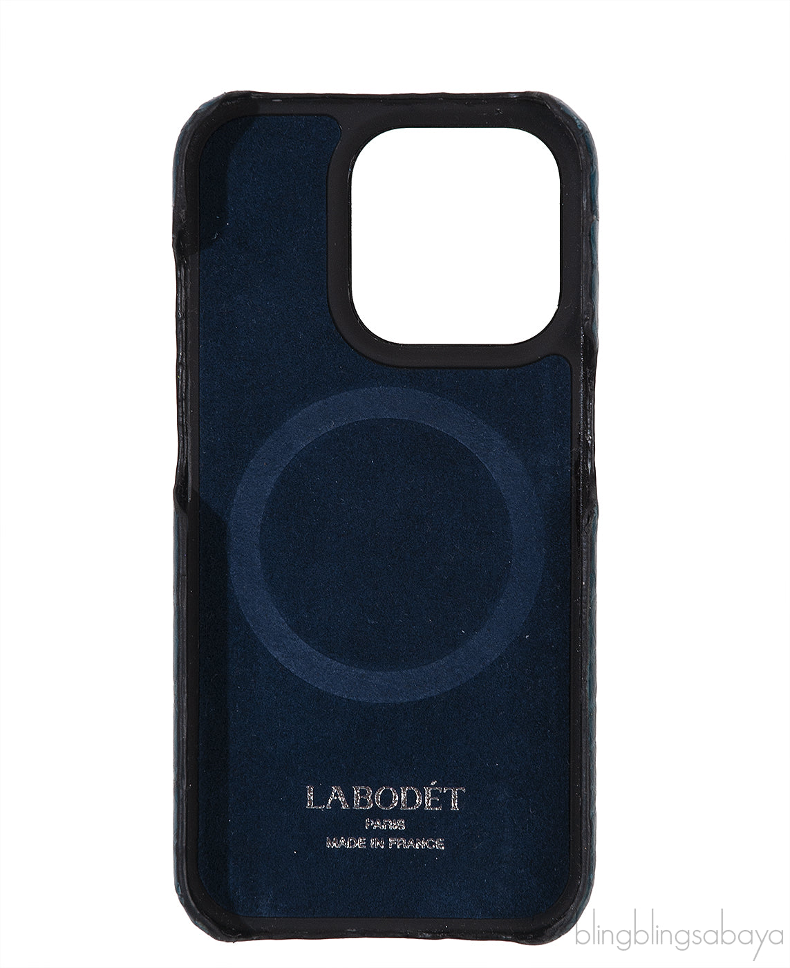 Card Holder Strap Iphone 15 Case Alligator Forest Green