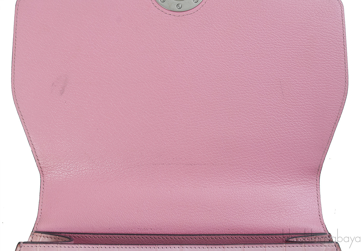 Moynat Rejane PM Pink Nilo Crocodile