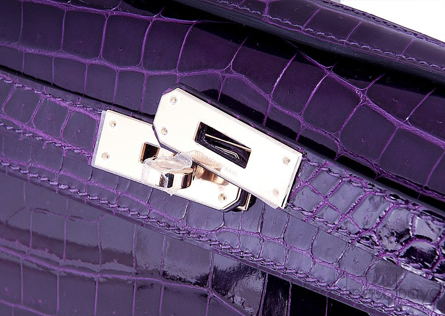 Kelly Cut Niloticus Crocodile Amethyst