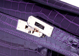 Kelly Cut Niloticus Crocodile Amethyst