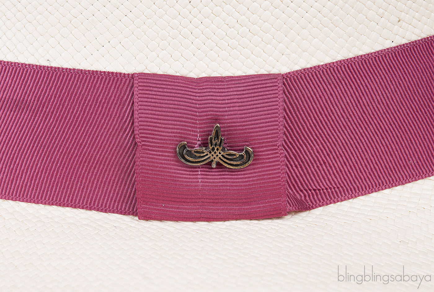 Large Brim Maroon Band Hat