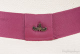 Large Brim Maroon Band Hat