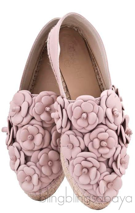 Light Pink Camellia Espadrille