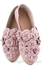 Light Pink Camellia Espadrille