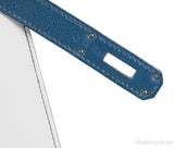 Kelly 35 Flag Blue Thalassa & White Epsom Sellier PHW