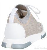 Hermes Metallic Silver/Gold Addict Sneakers
