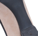Beige Lace Bow Ballet Flat