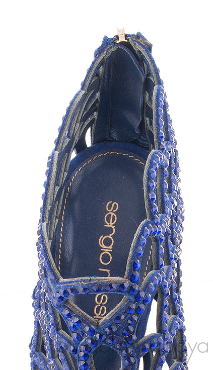 Blue Crystal Mermaid Boots