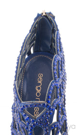 Blue Crystal Mermaid Boots