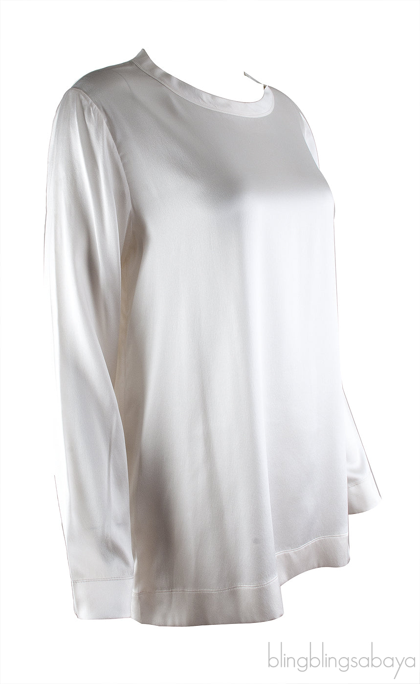 Pearl White Long Sleeve Shirt