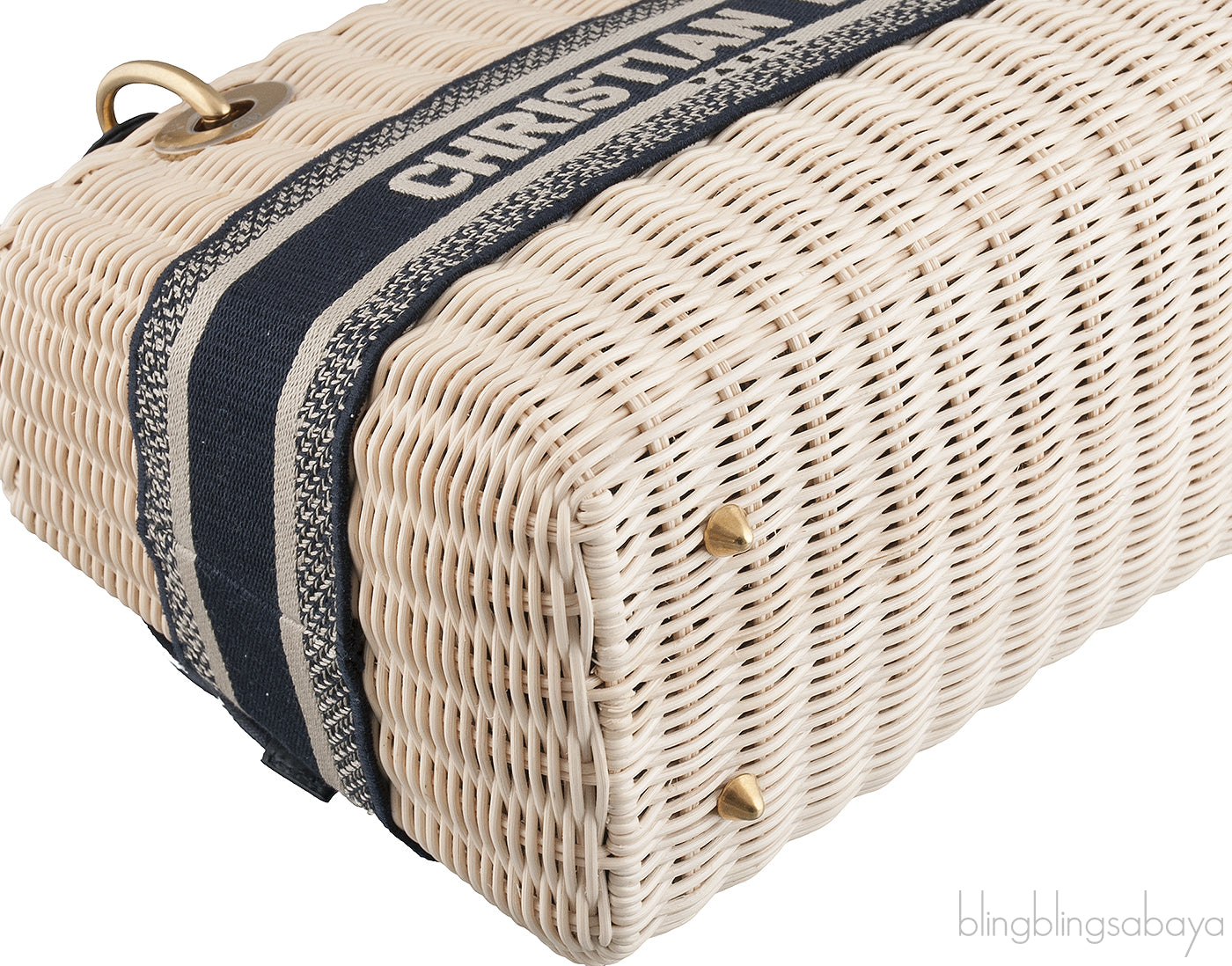 Lady Dior Natural Wicker & Dior Oblique Medium