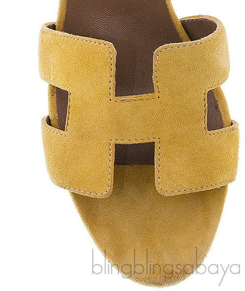 Mustard Legend Wedge Sandals