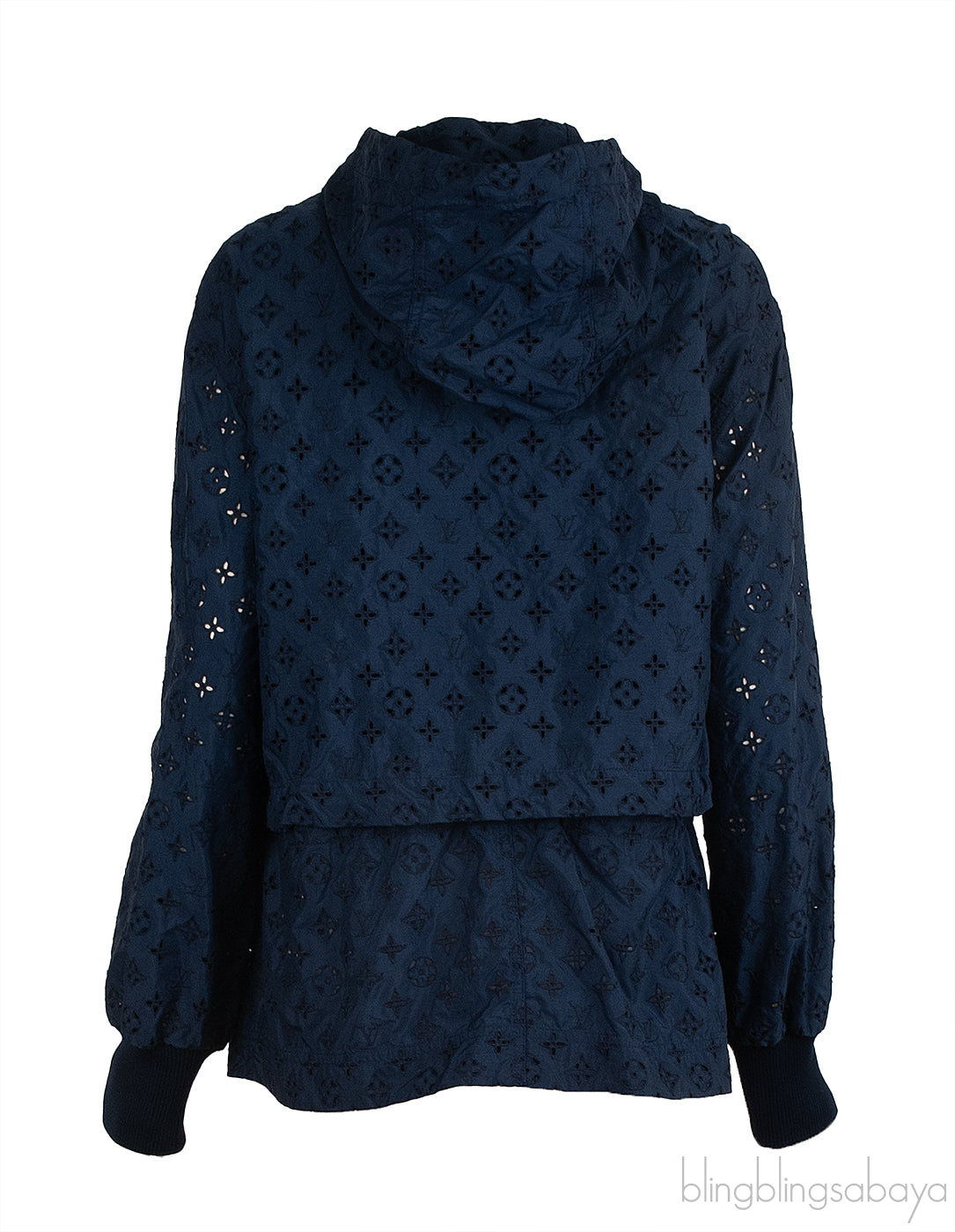 Louis Vuitton Blue Broderie Monogram Jacket