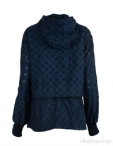 Louis Vuitton Blue Broderie Monogram Jacket