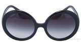 Oversized Black CC Sunglasses