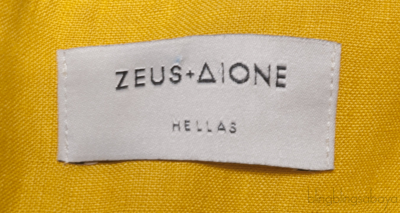 Yellow Hydra Linen Kaftan