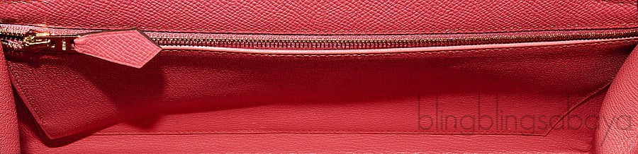 Kelly 32 Flamingo Epsom Sellier GHW