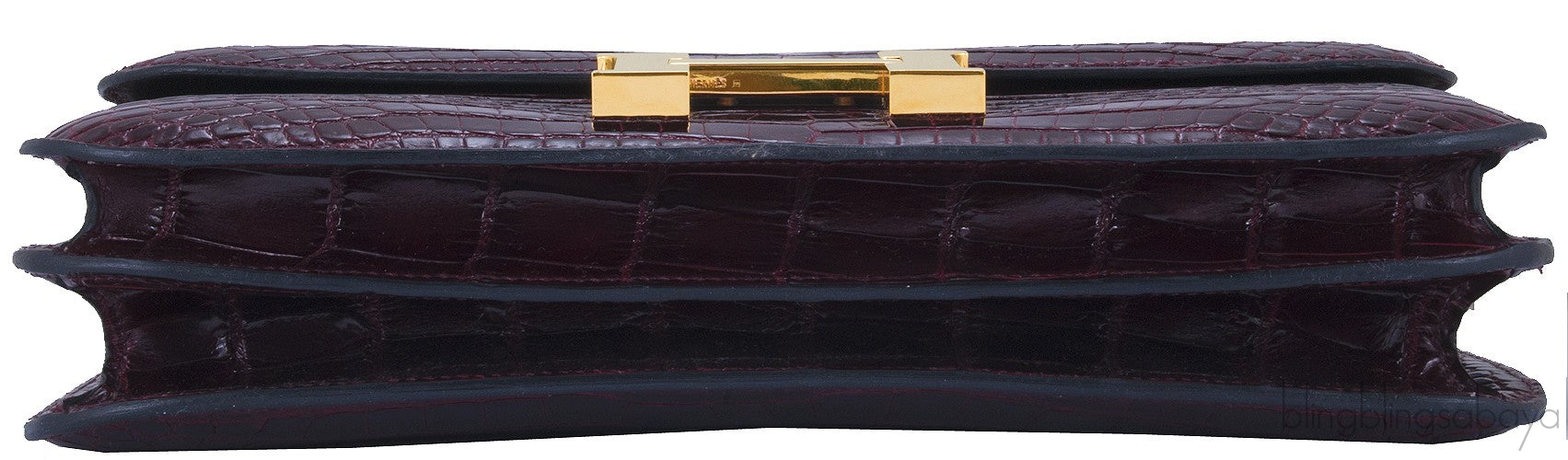 Constance Elan Crocodile Bordeaux