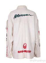 Off-white Graphic Print Leather Jacket