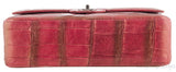 Red Brick Metallic Gold Crocodile