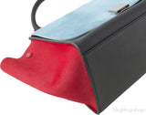 Trapeze Luggage Tri-color Pony Hair*