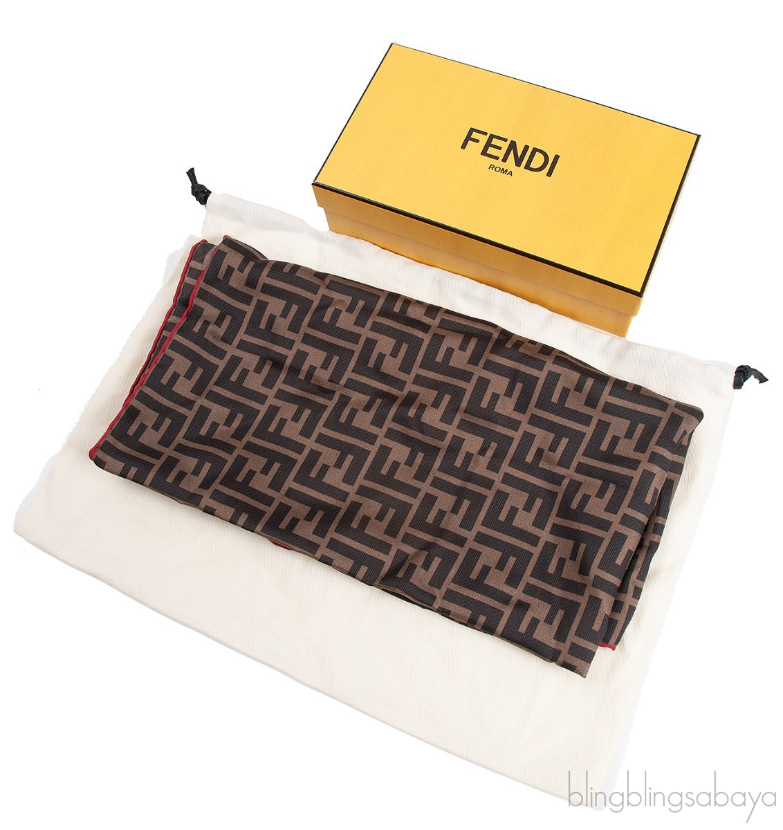 Fendirama FF Silk Foulard Scarf