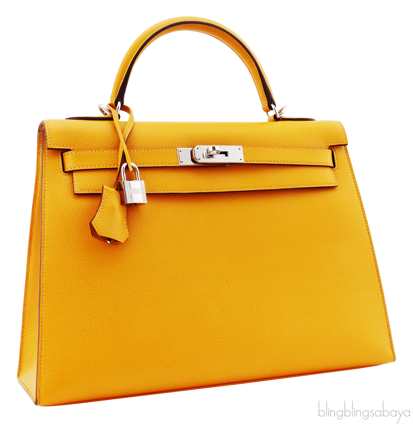 Kelly 32 Jaune d\'Or Epsom PHW