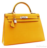 Kelly 32 Jaune d\'Or Epsom PHW