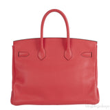 Hermes Birkin 35 Bougainvillea Taurillon Clem PHW