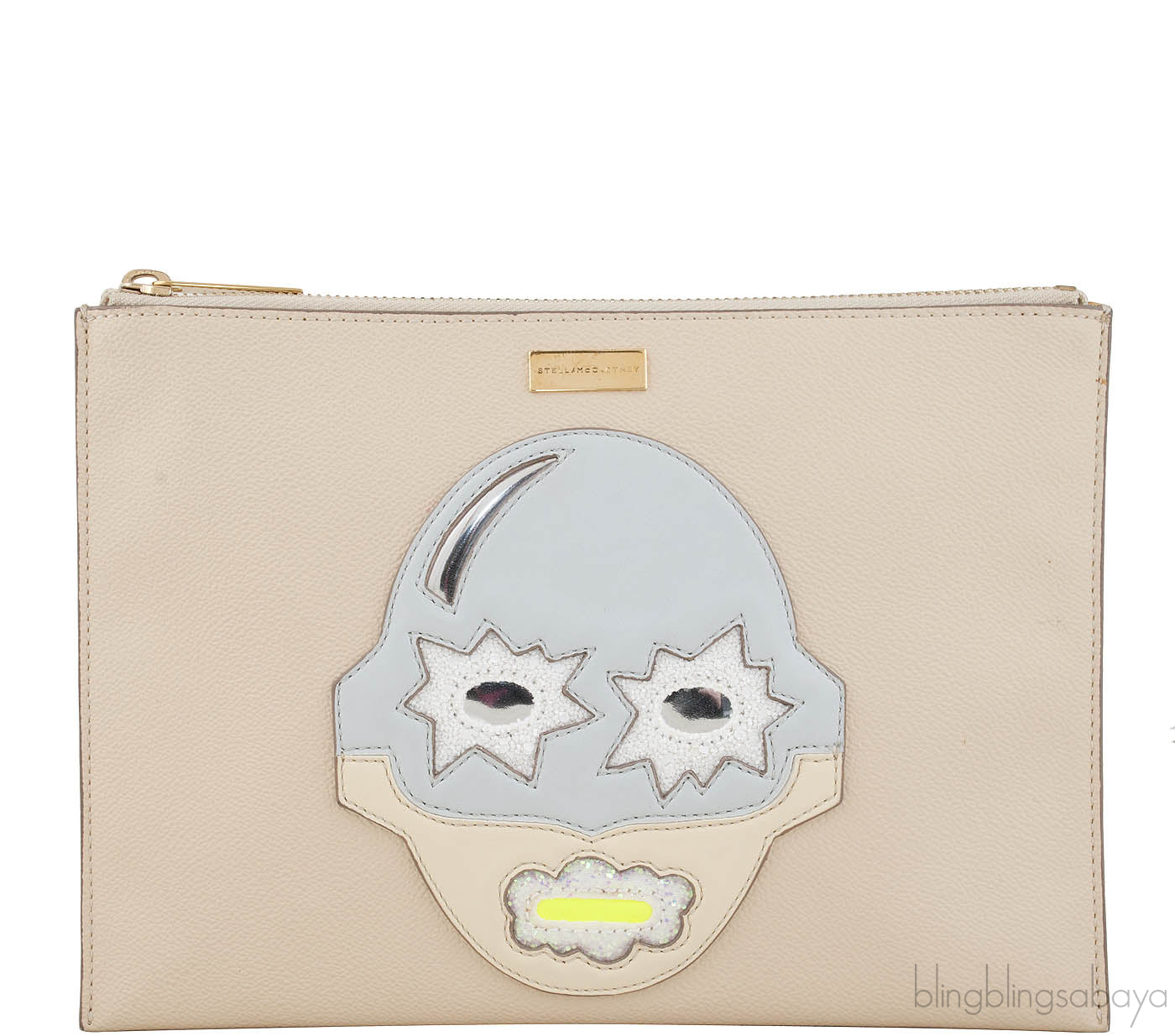 Beige Superstellaheroes Clutch