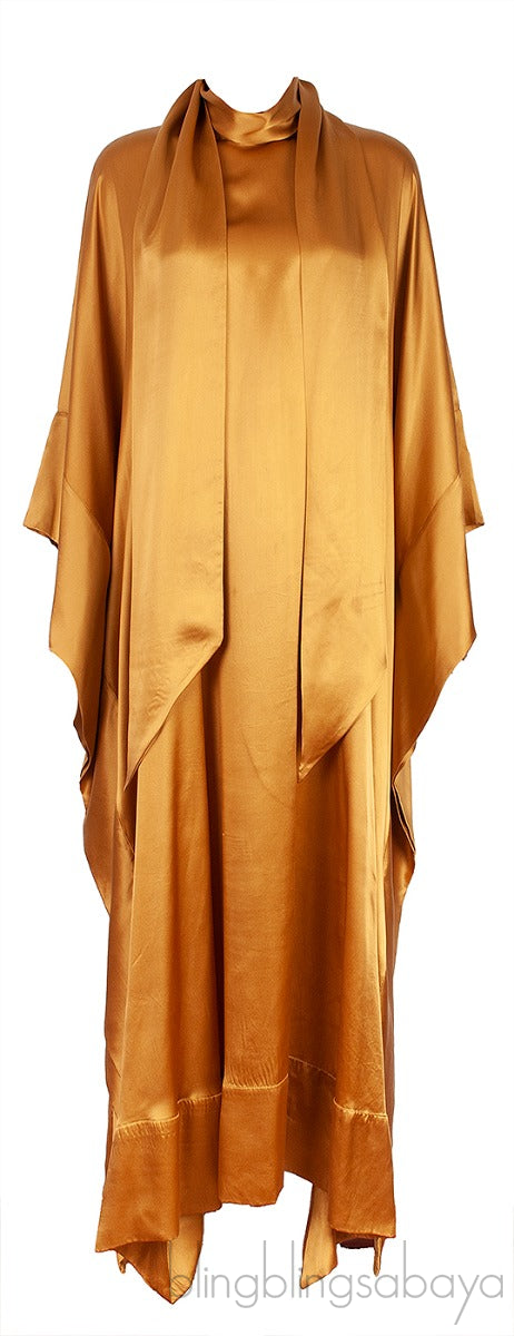 New Age Silk Kaftan Gown