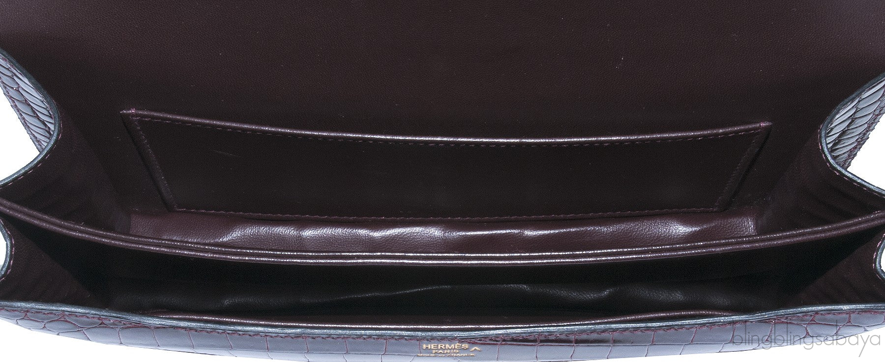 Constance Elan Crocodile Bordeaux