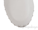 Hermes Carlota White Leather Mules