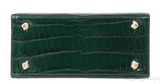S\'uvimol My Sweet Box Emerald Crocodile Bag