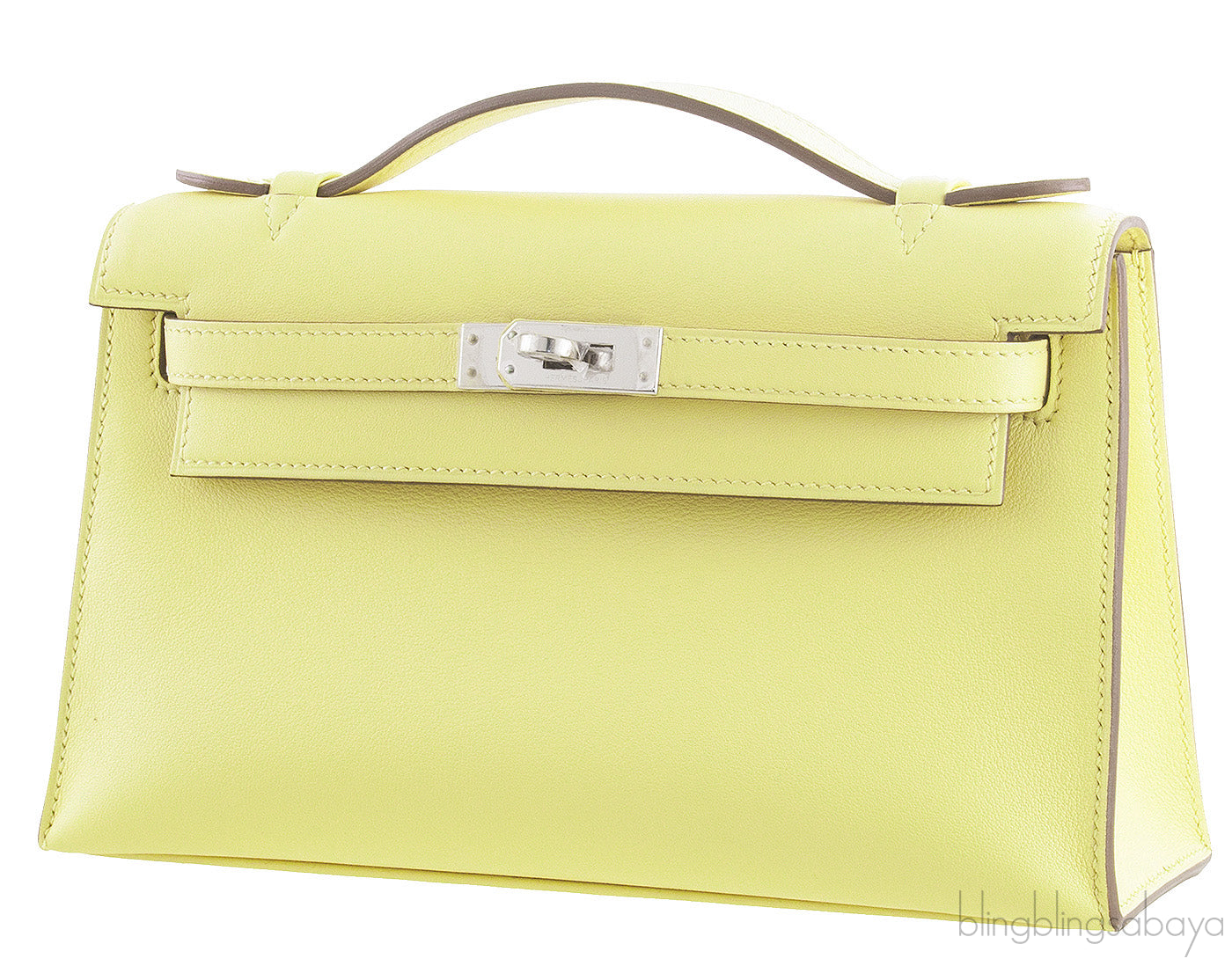 Kelly Pochette Swift Jaune Poussin
