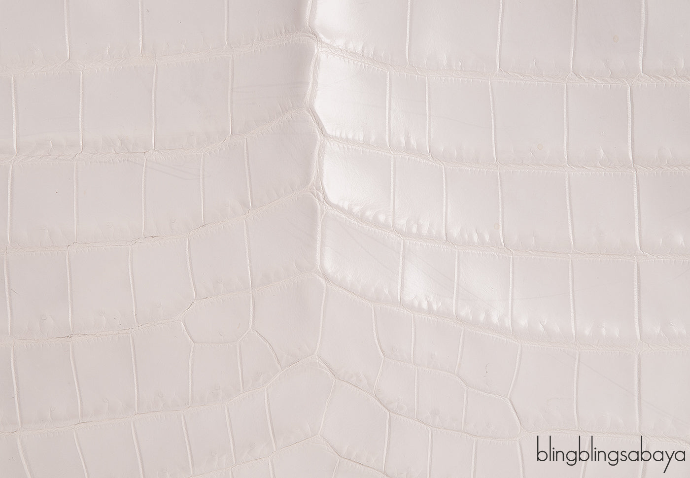 White Crocodile Medium Peekaboo GHW