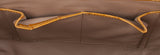Camel Brown Crocodile Handbag