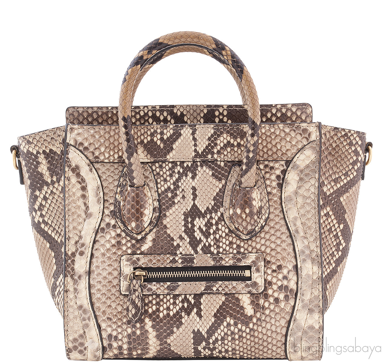 Natural Python Nano Luggage