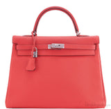 Kelly 35 Capucine Togo PHW