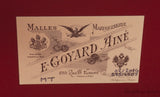 Goyard Saint Honore Trunk Bag Burgundy