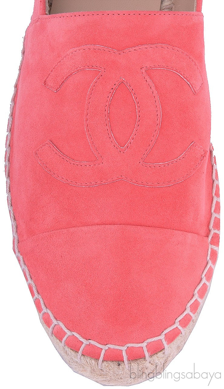 CC Suede Coral Espadrille