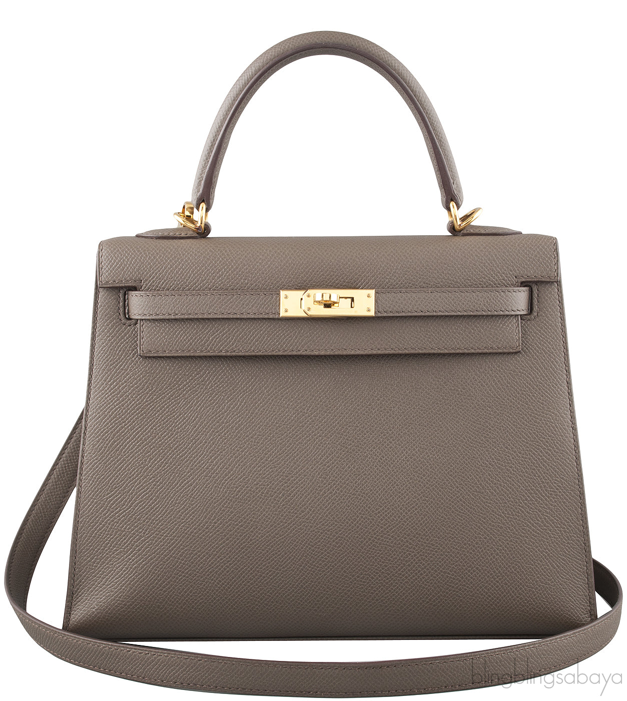 Kelly 25 Etain Epsom Sellier GHW